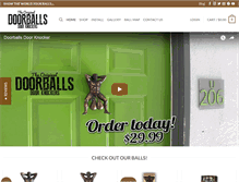 Tablet Screenshot of doorballs.com